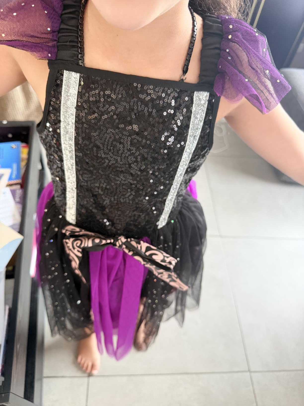 YYDSXK Maleficent Kostüm Kinder 120 Hexenkleid mit Flügel