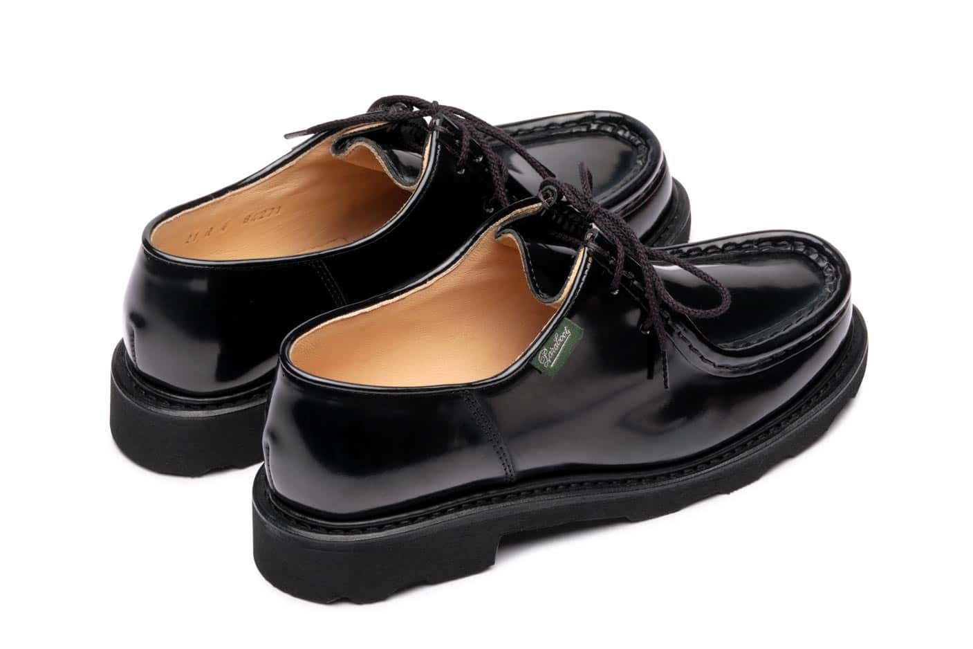 Paraboot Michael Derby Griff Noire Gloss Schwarz
