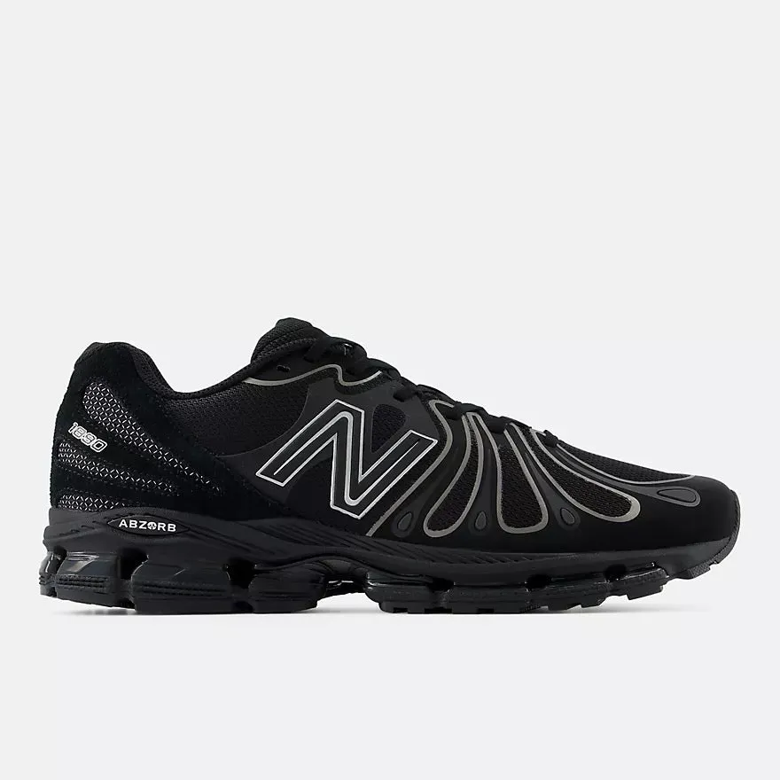 New Balance 1890 Sneaker Schwarz Silber Synthetik