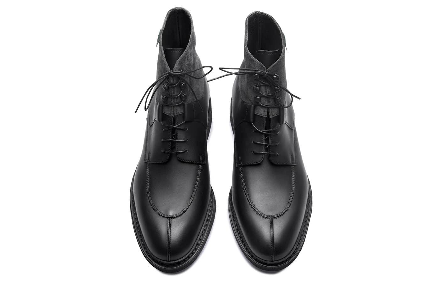 Paraboot Beaumont Stiefelette Schwarz Leder-Velours