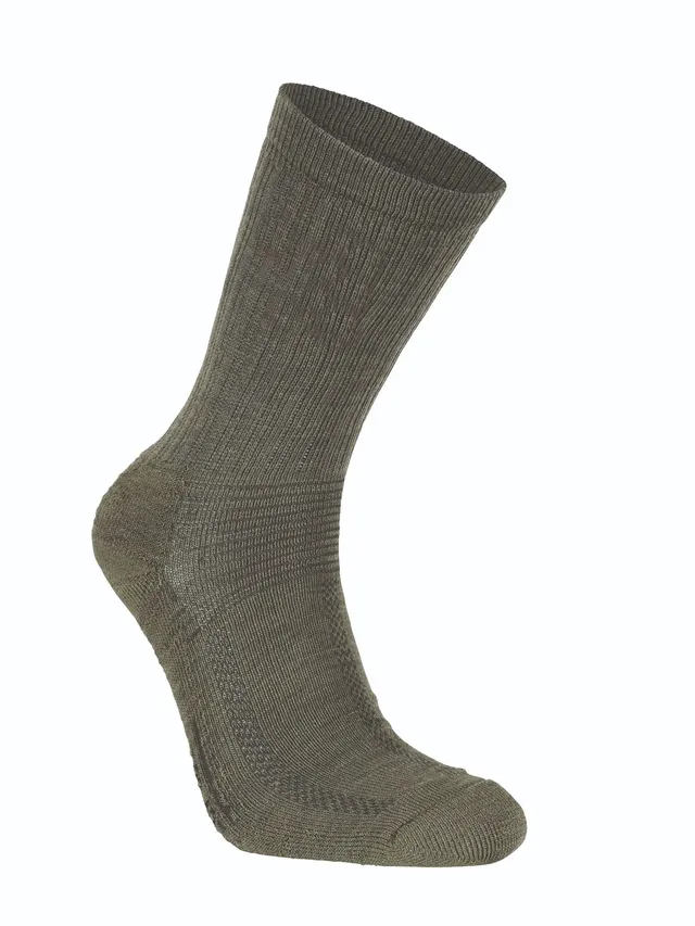 Ivanhoe Ullstrumpor Wool Sock Trekk Wandersocken Loden Green 90% Merino