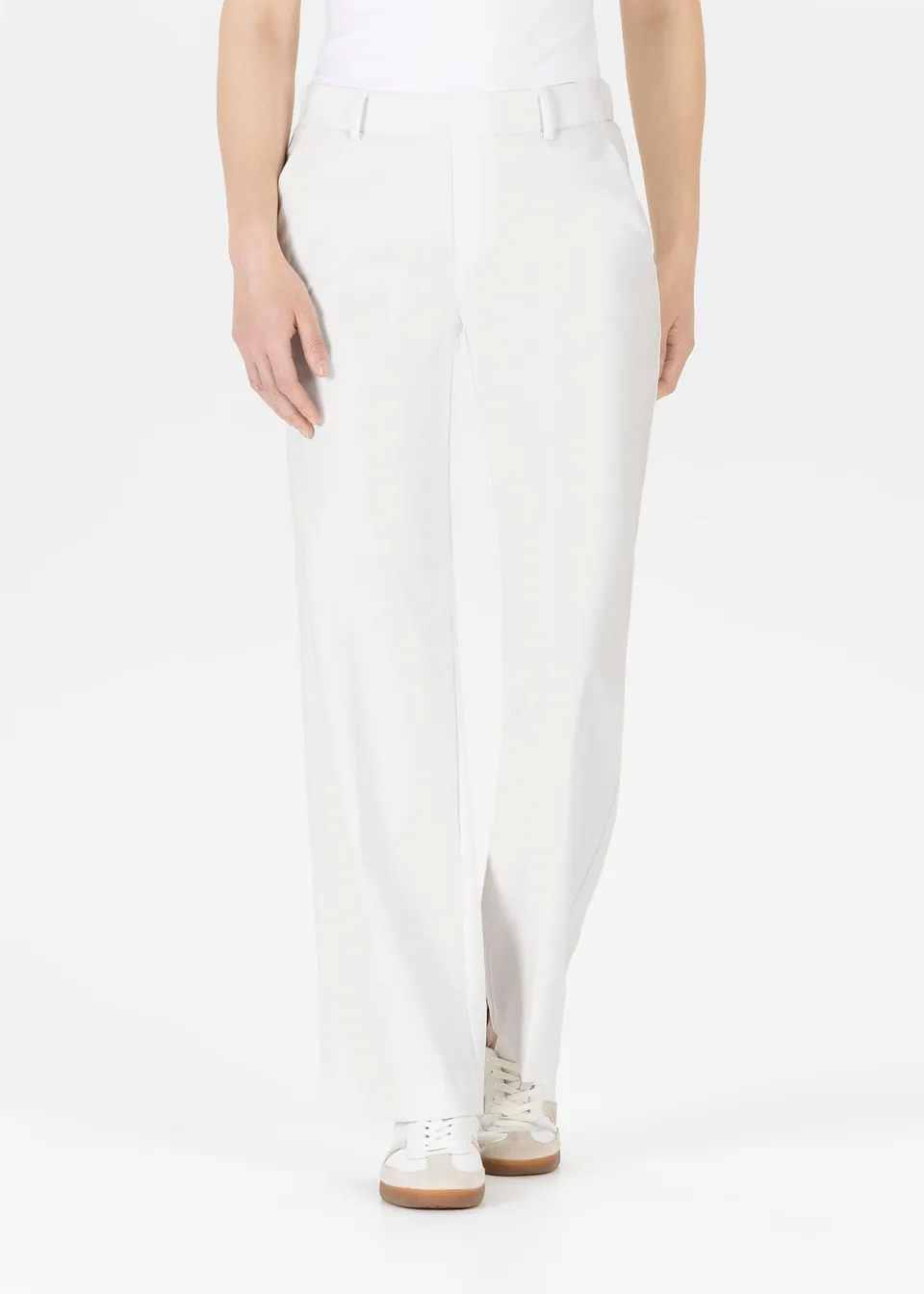 Stehmann Fenja Hose cream Jersey Straight Fit