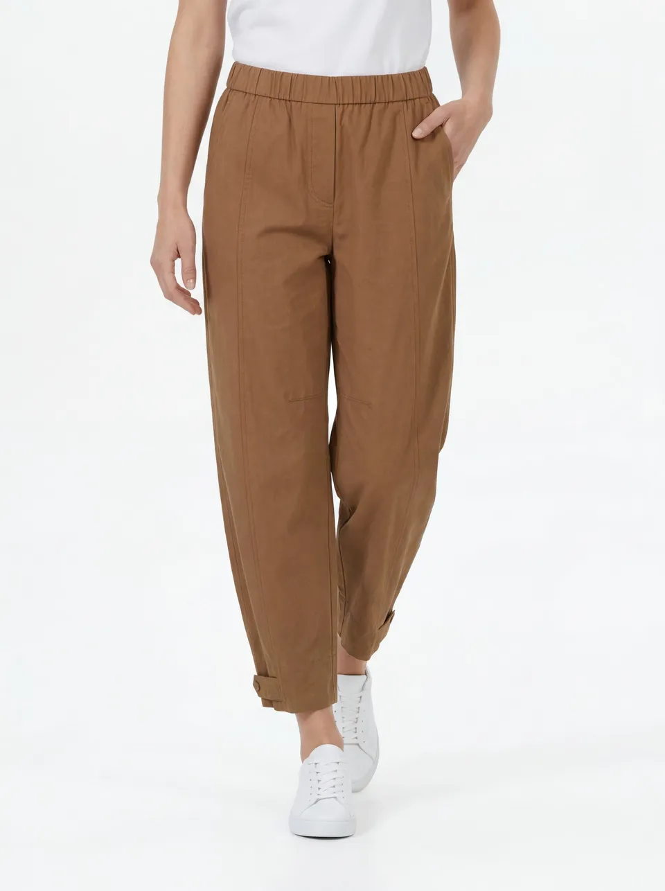 Stehmann Oliveira 7/8-Hose latte macchiato Cotton