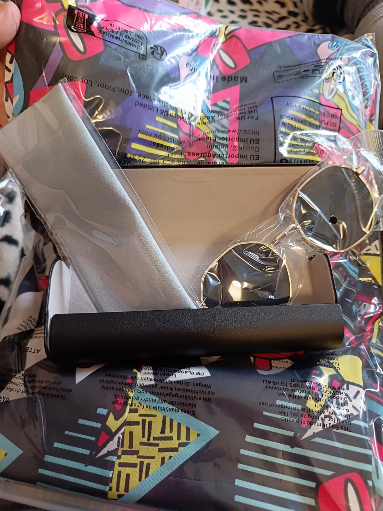 YYDSXK Hawaii Outfit Damen Neon Kurzarm Shirt Sonnenbrille