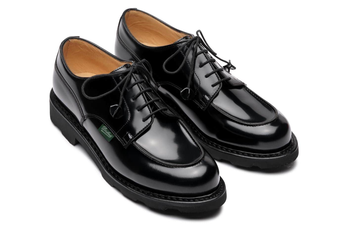 Paraboot Chambord Griff Noire Derby Gloss Noir