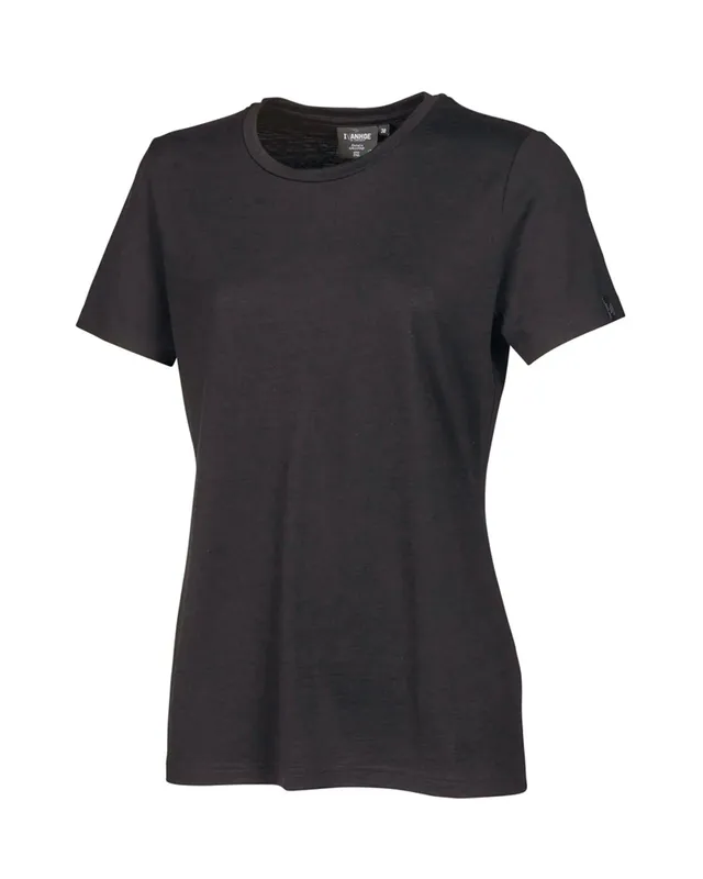 Ivanhoe Underwool Cilla T-Shirt Black Gr.38 Merino