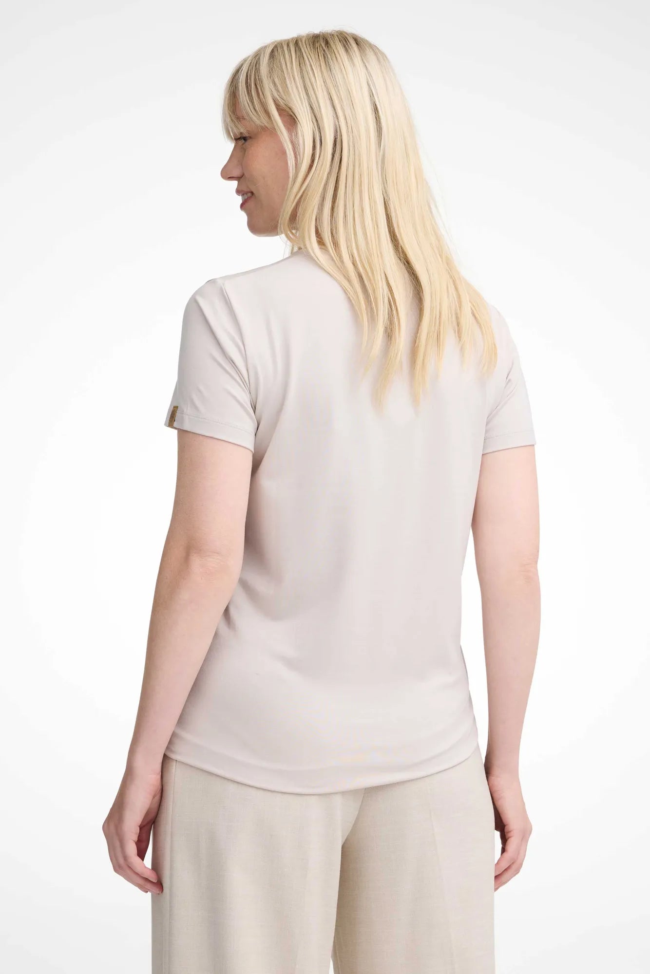 Ivanhoe Gy Oliva T-Shirt Damen Stone Gr. 36 Tencel