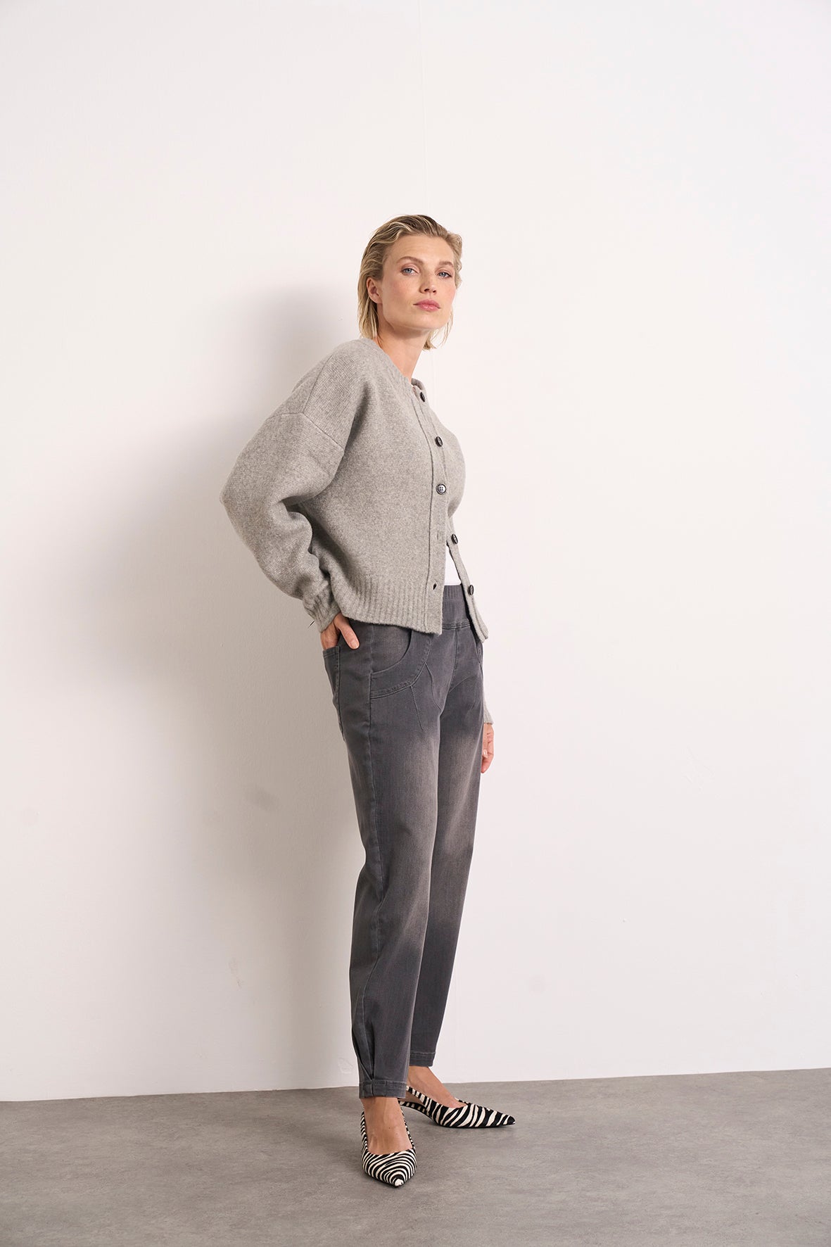 Stehmann Rachell 7/8-Hose slate grey Denim
