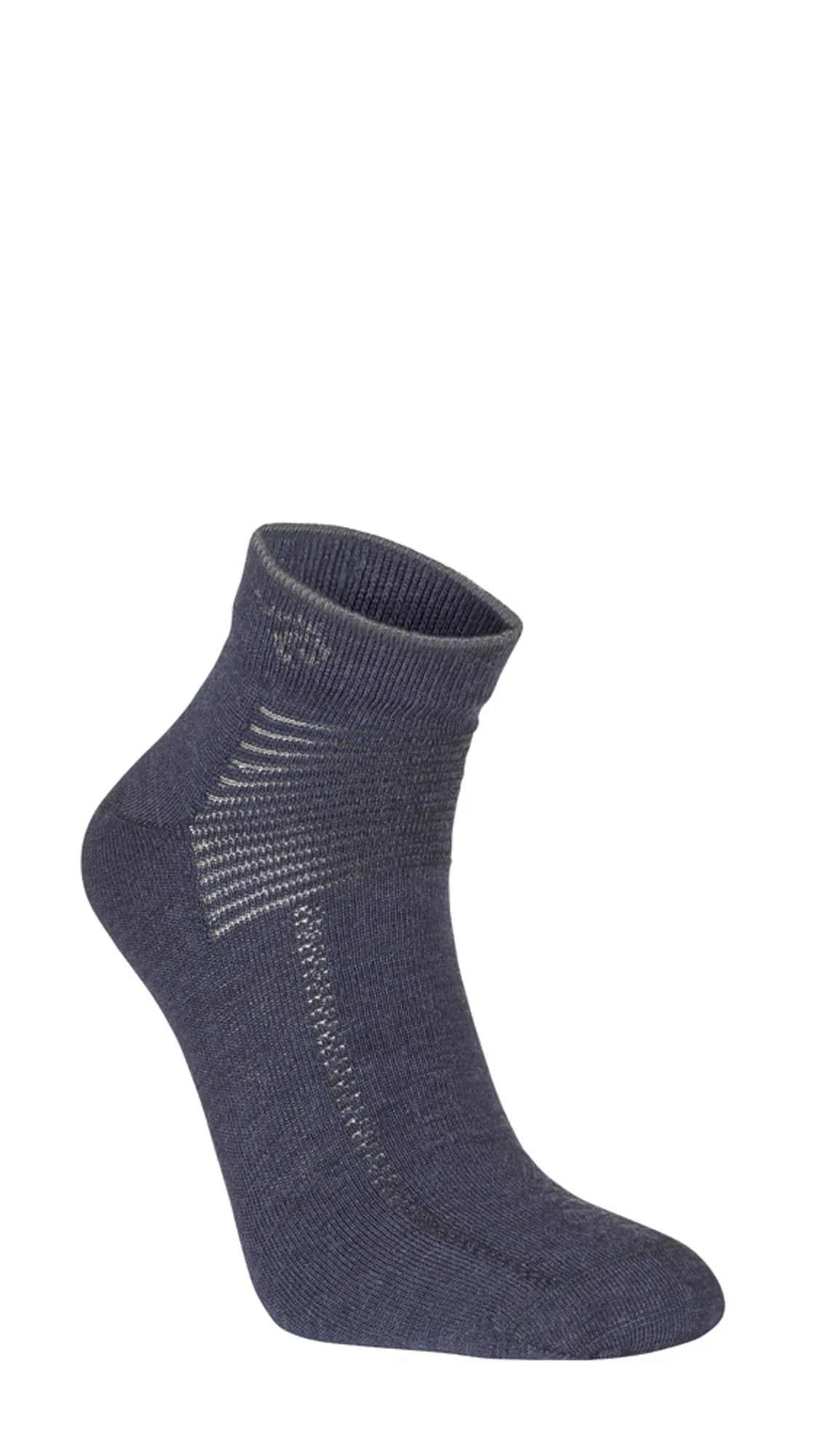 Ivanhoe Wool Sock Low Socken Light Navy 90% Merino