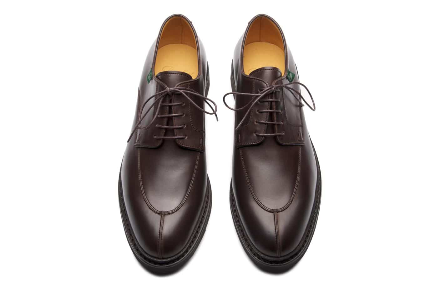 Paraboot Tournier Galaxy Derby Schwarz Café Glattleder