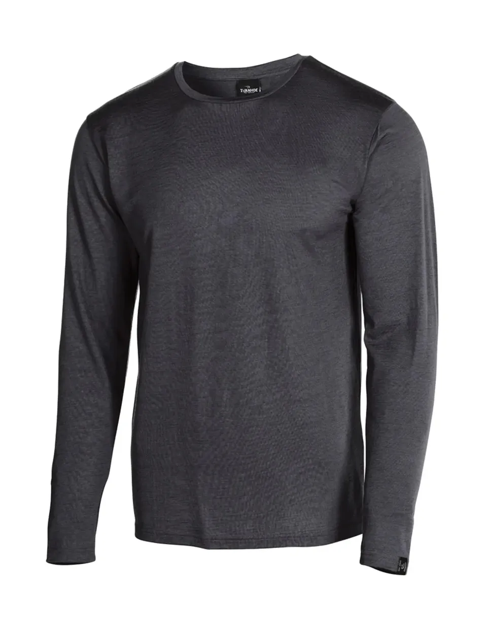 Ivanhoe Underwool Merino Longsleeve Graphite Marl S
