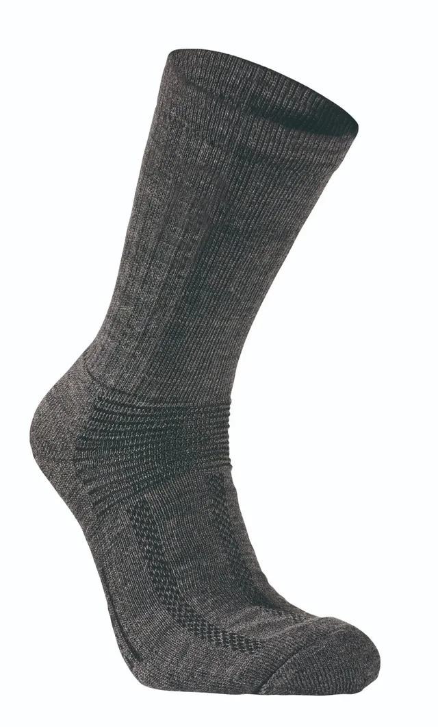 Ivanhoe Wool Sock Trekk Socken Grey Marl Merino