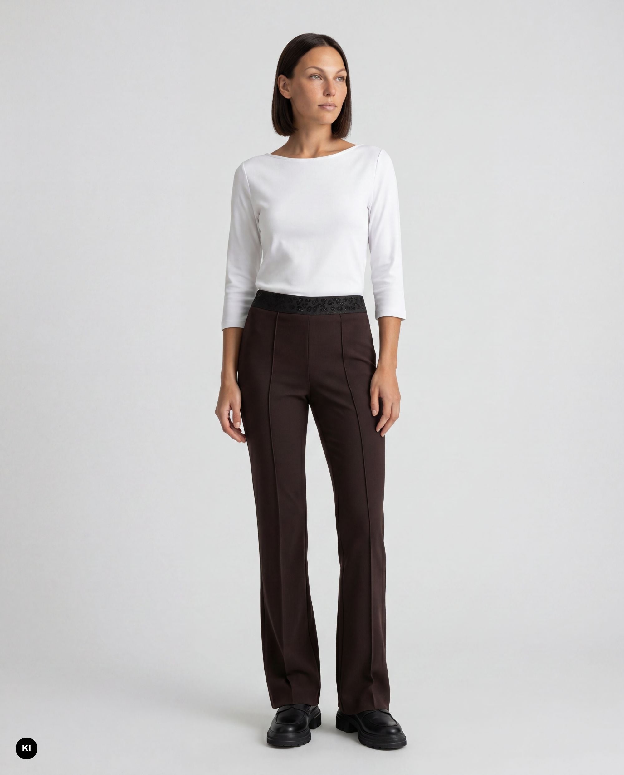 Stehmann Leni 7/8-Hose americano Scuba-Crepe Leo