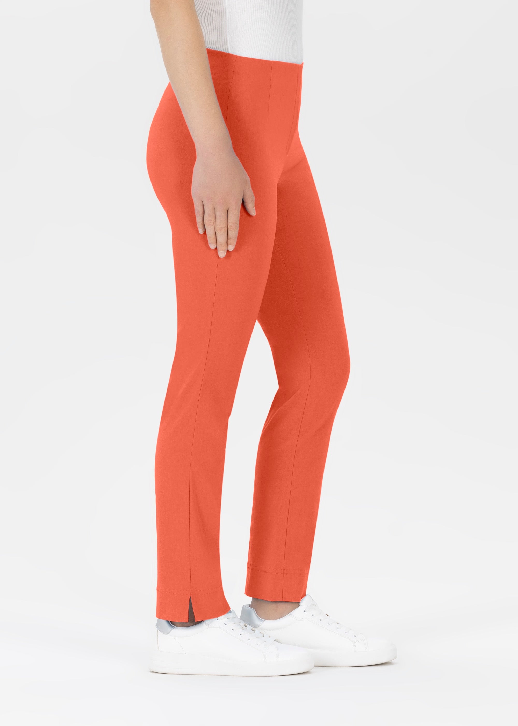 Stehmann Ina-740 7/8-Hose coral Bengaline Stretch