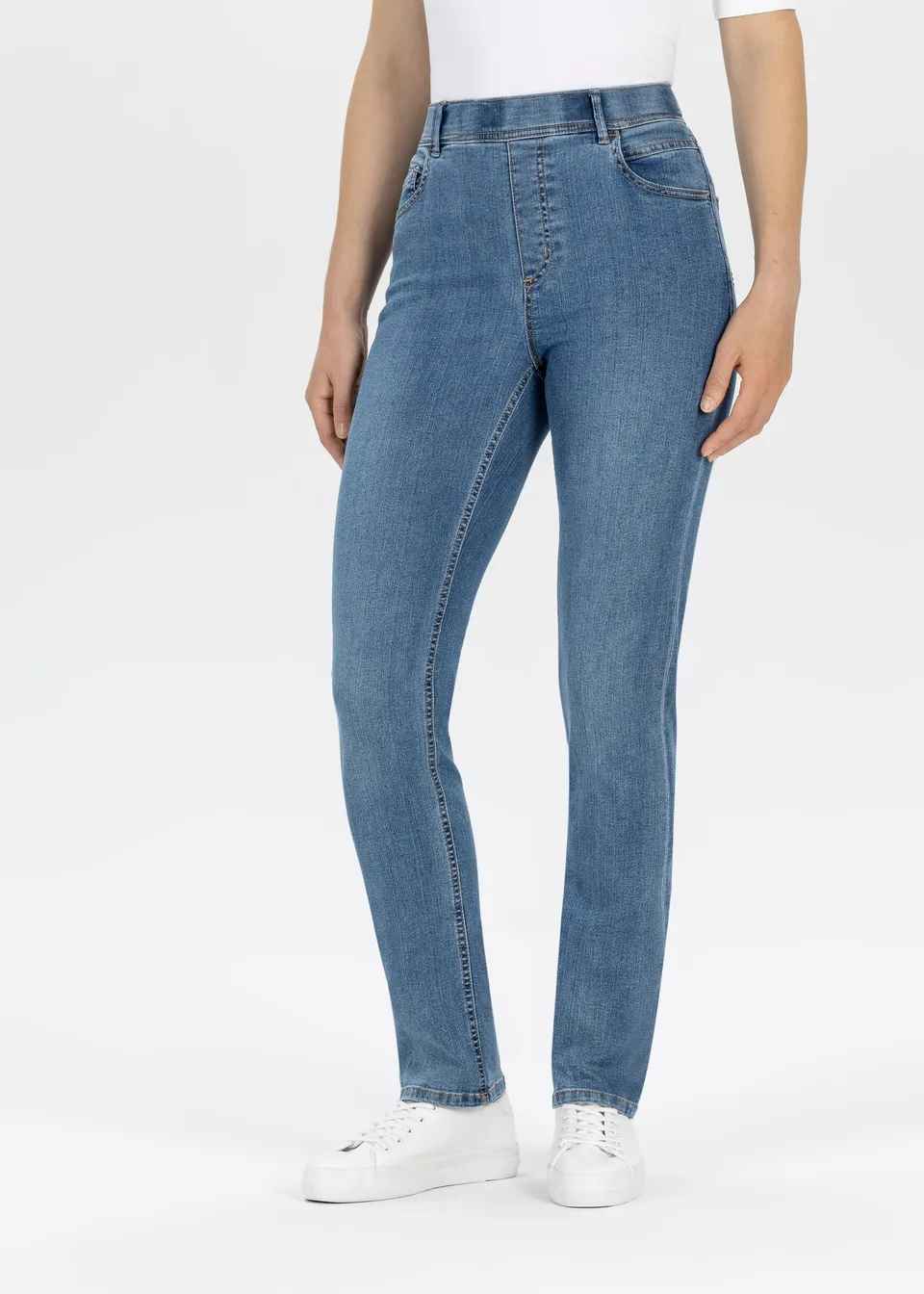 Stehmann Melli Powerstretch Denim Jeans frozy cobalt 34-48