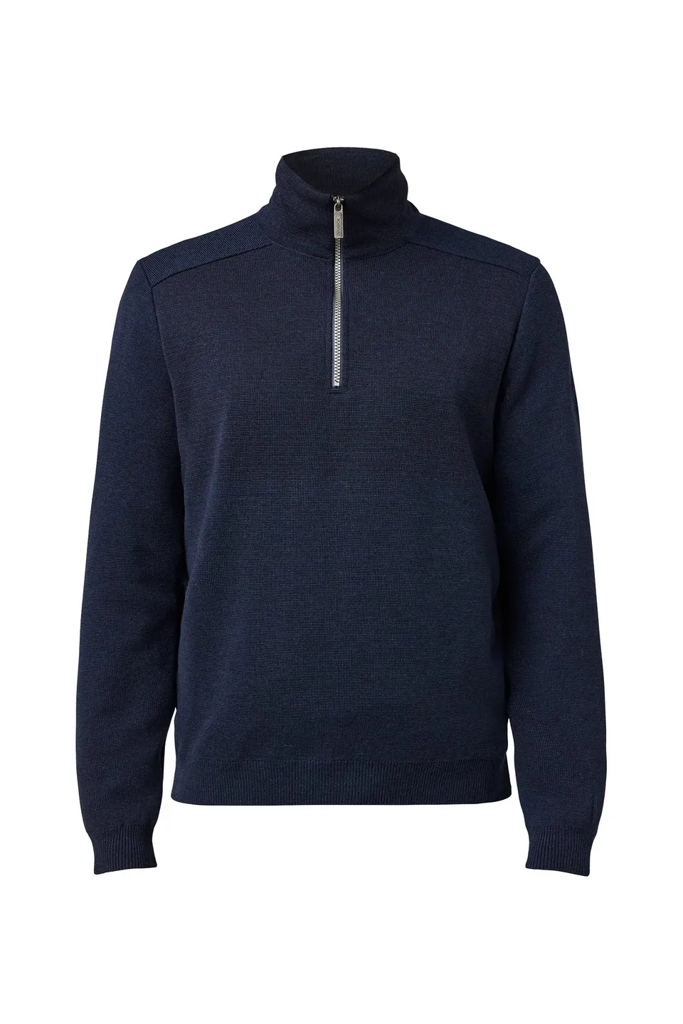 Ivanhoe Ruben Half Zip WB Merinopullover Navy Gr L