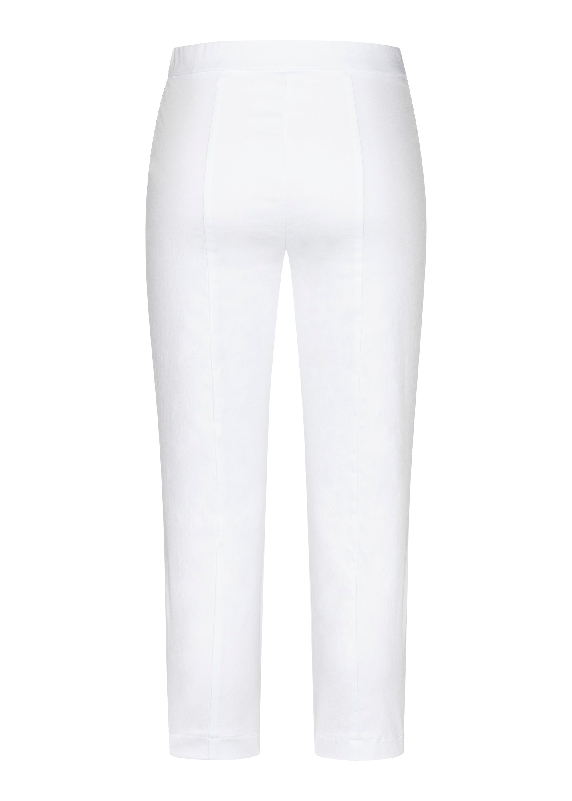 Stehmann Slim Fit Loli 6/8 Stretchhose weiß schmal