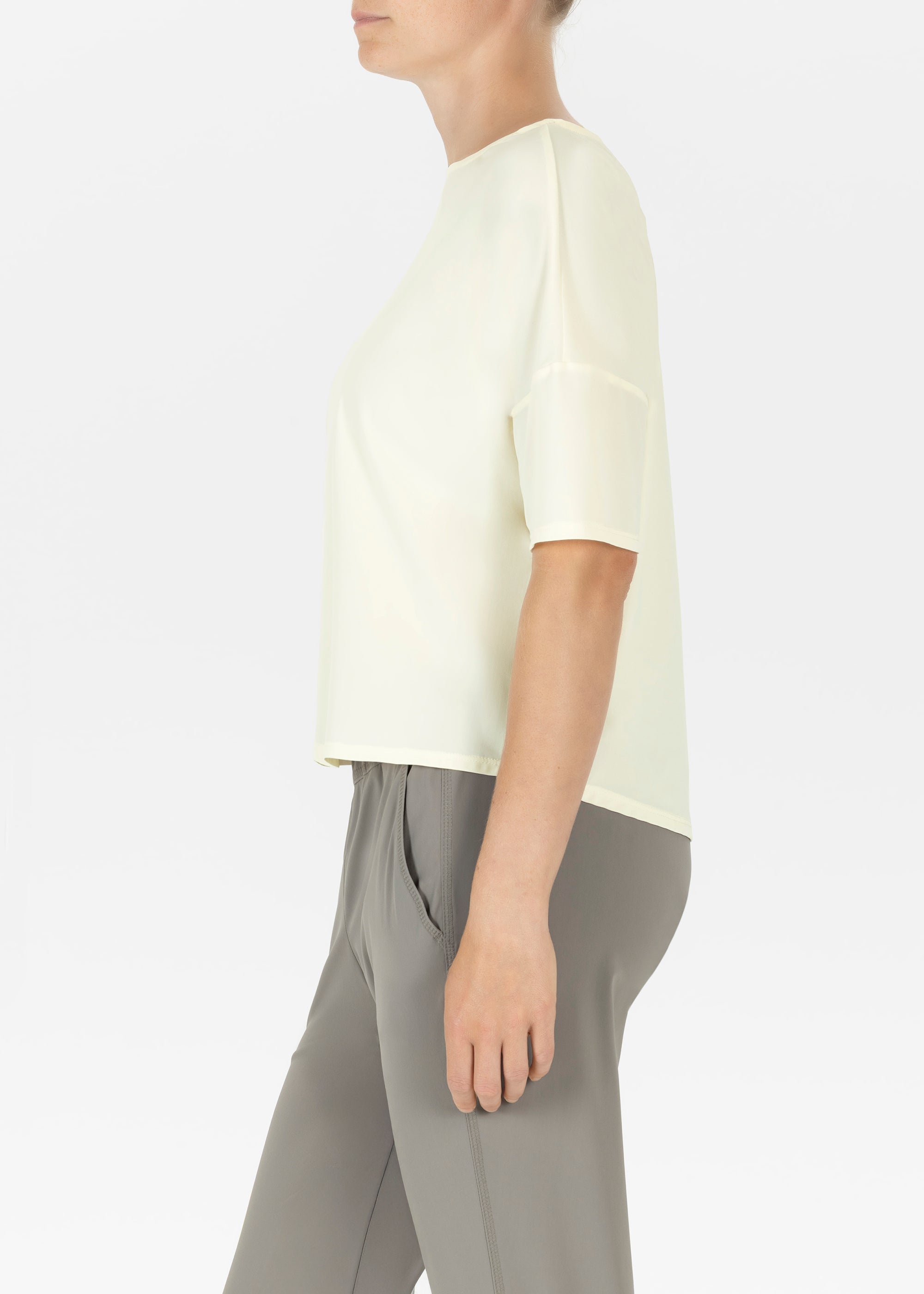 Stehmann Umi T-Shirt burro white Gr.M Relaxed Fit
