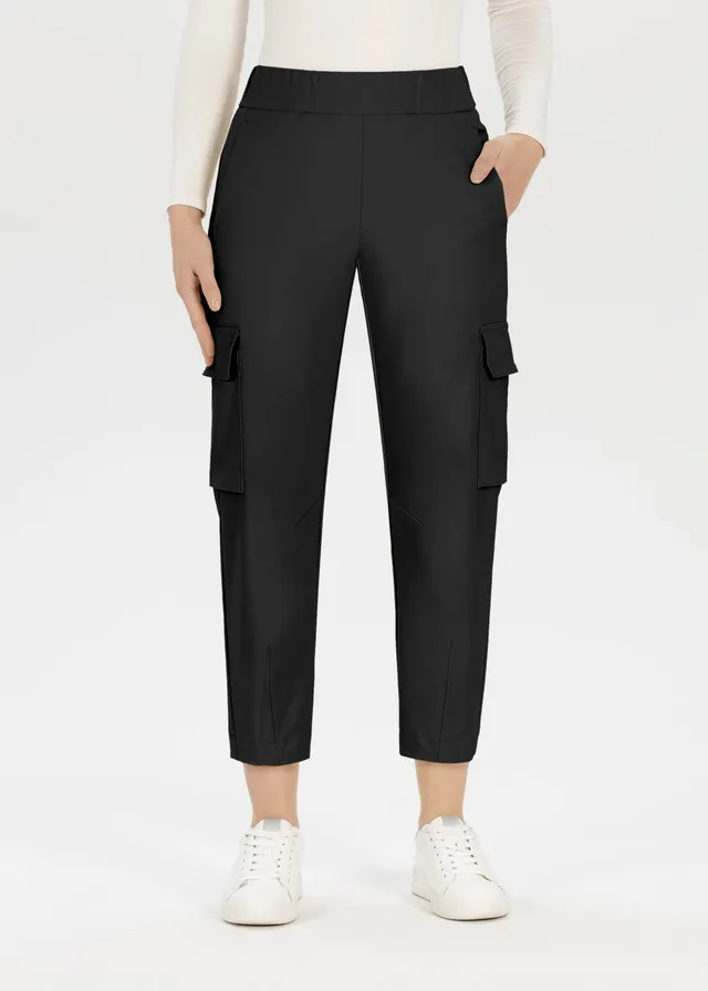 Stehmann Rosalyn Cargohose 6/8 schwarz Bi-Stretch
