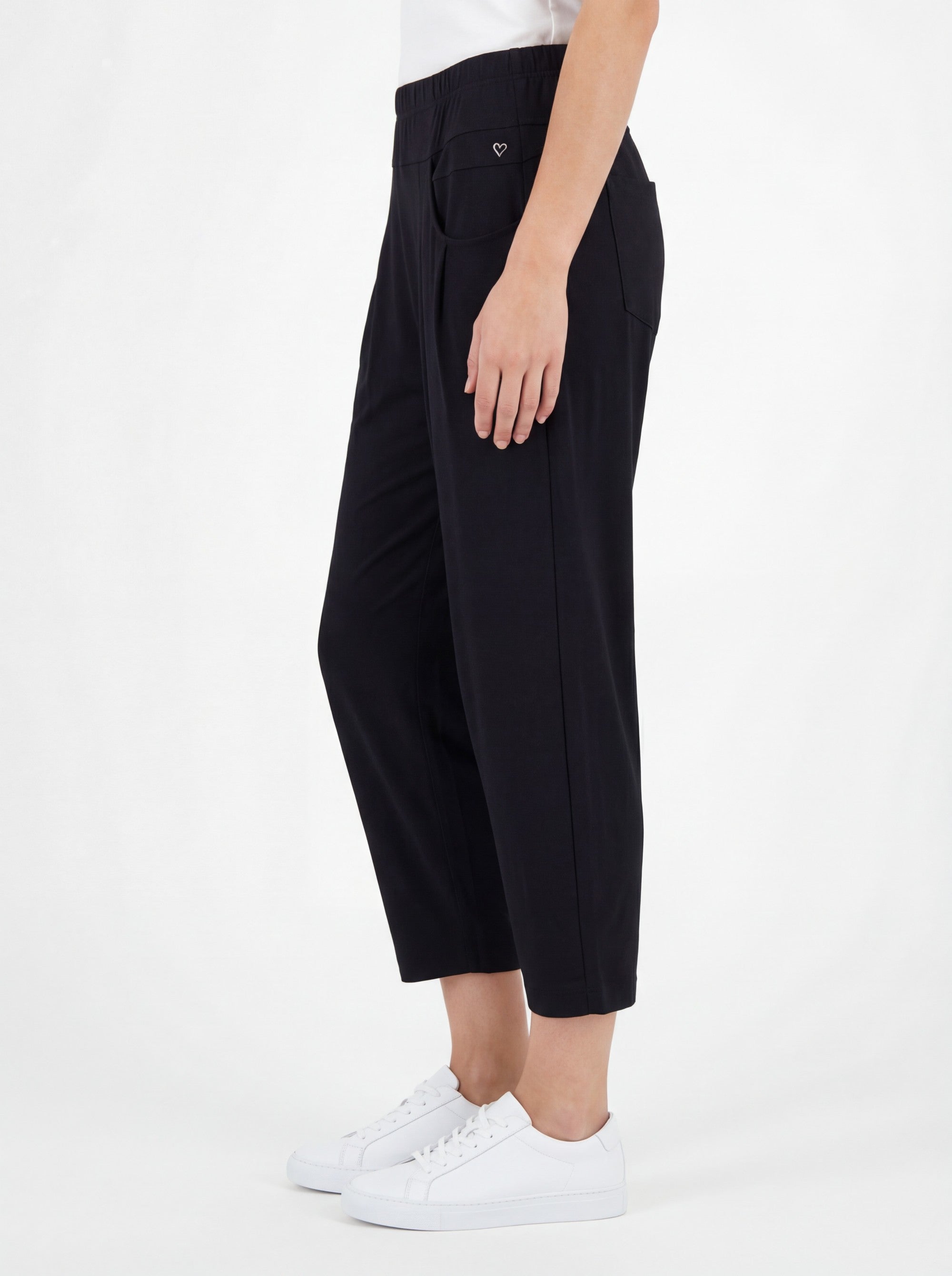 Stehmann Rebecca 6/8-Hose Jersey schwarz