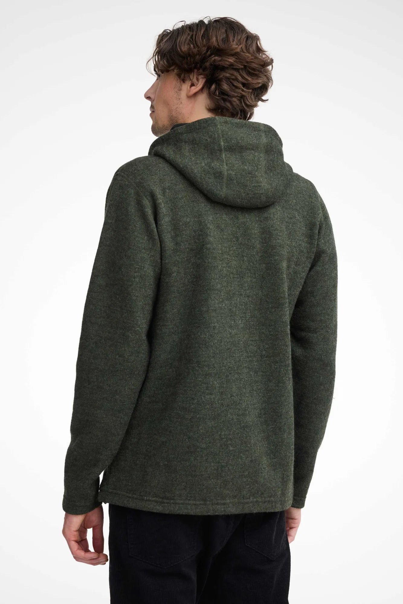 Ivanhoe Ron Hood Hoodie Wolle Scarab L