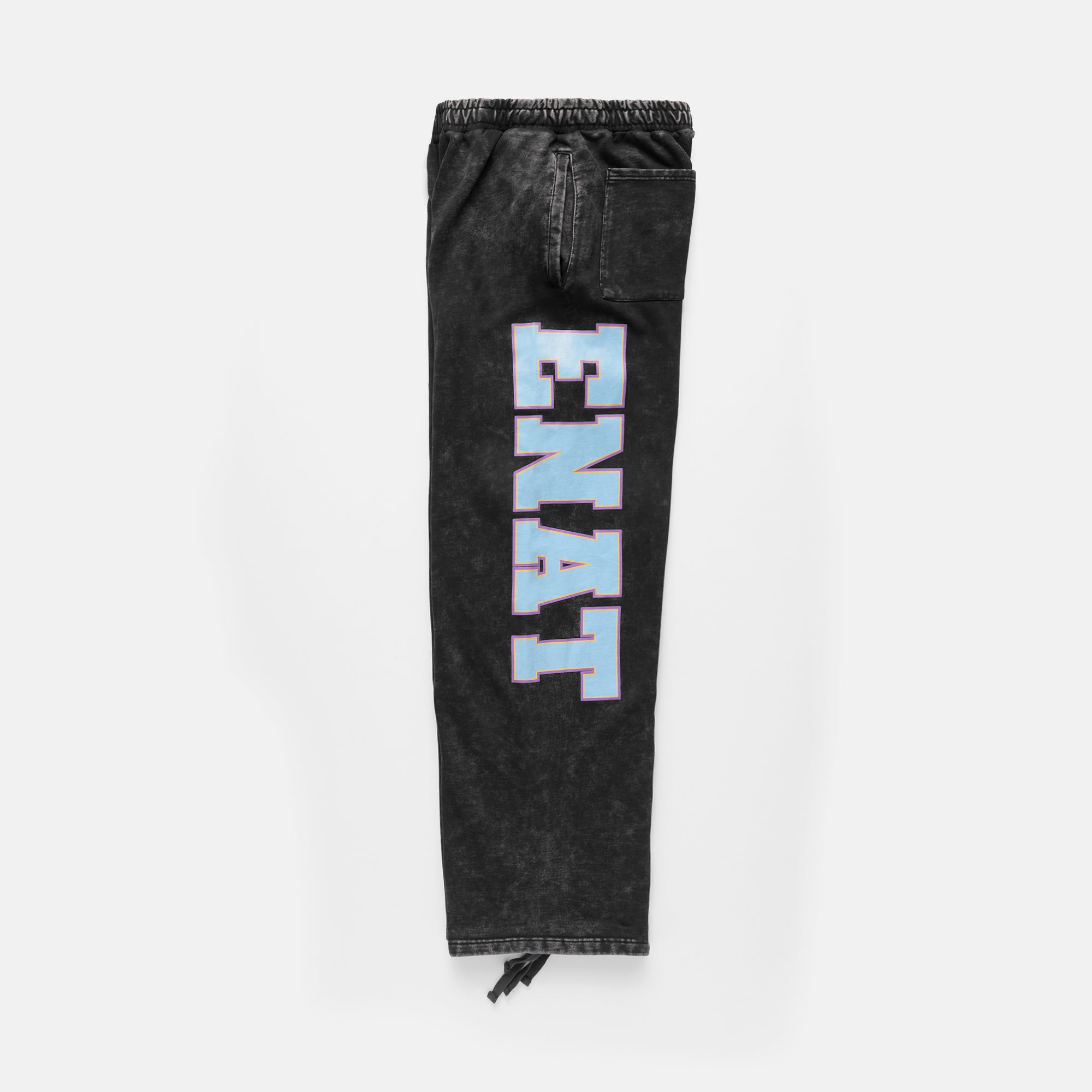 ENAT House Pant Hose Faded Black ENAT Print