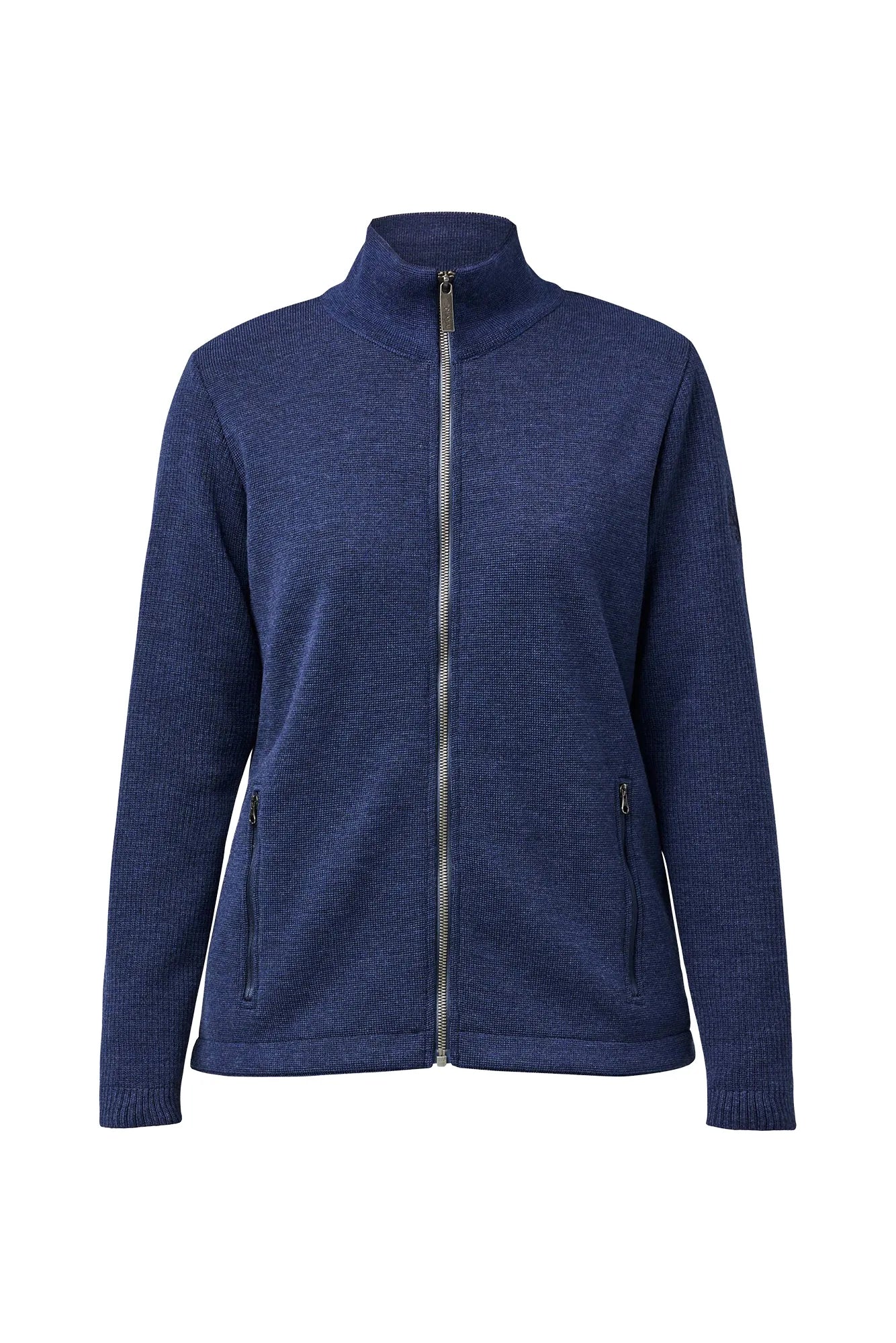 Ivanhoe Harriet Windbreaker Damen Wolljacke Steelblue Merino