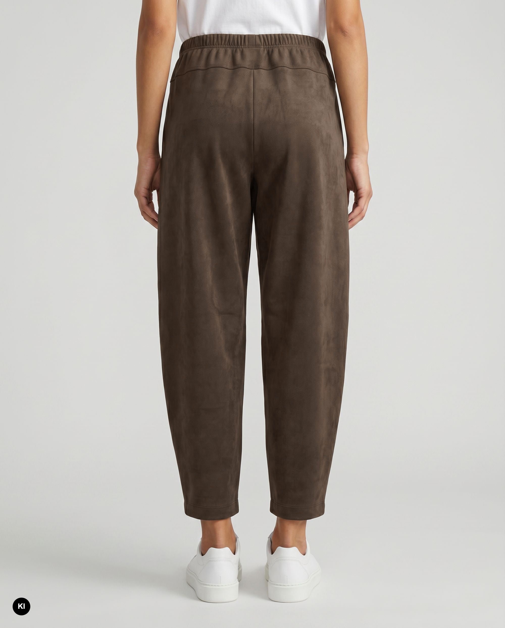 Stehmann Rachell 6/8-Hose dark brown Suede vegan