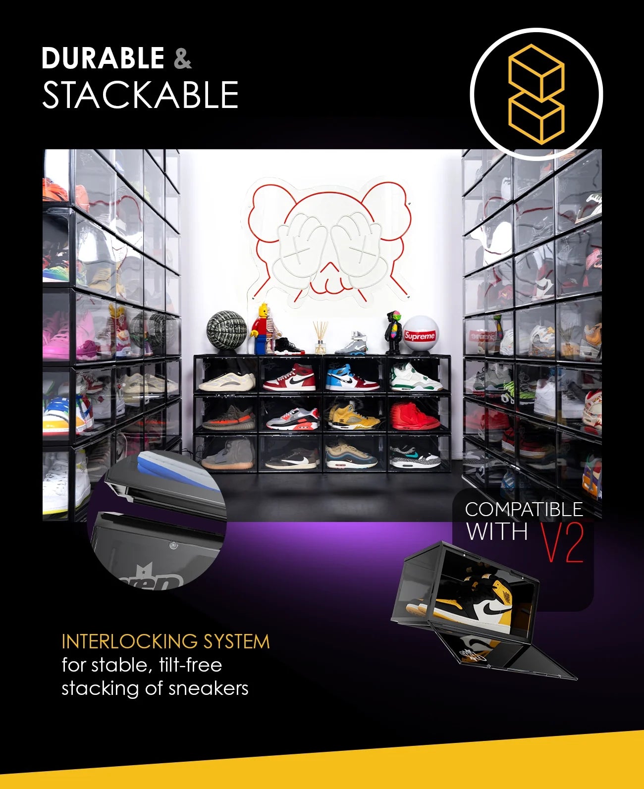 Crep Protect Crate 3.0 Sneaker-Box LED bis US 13