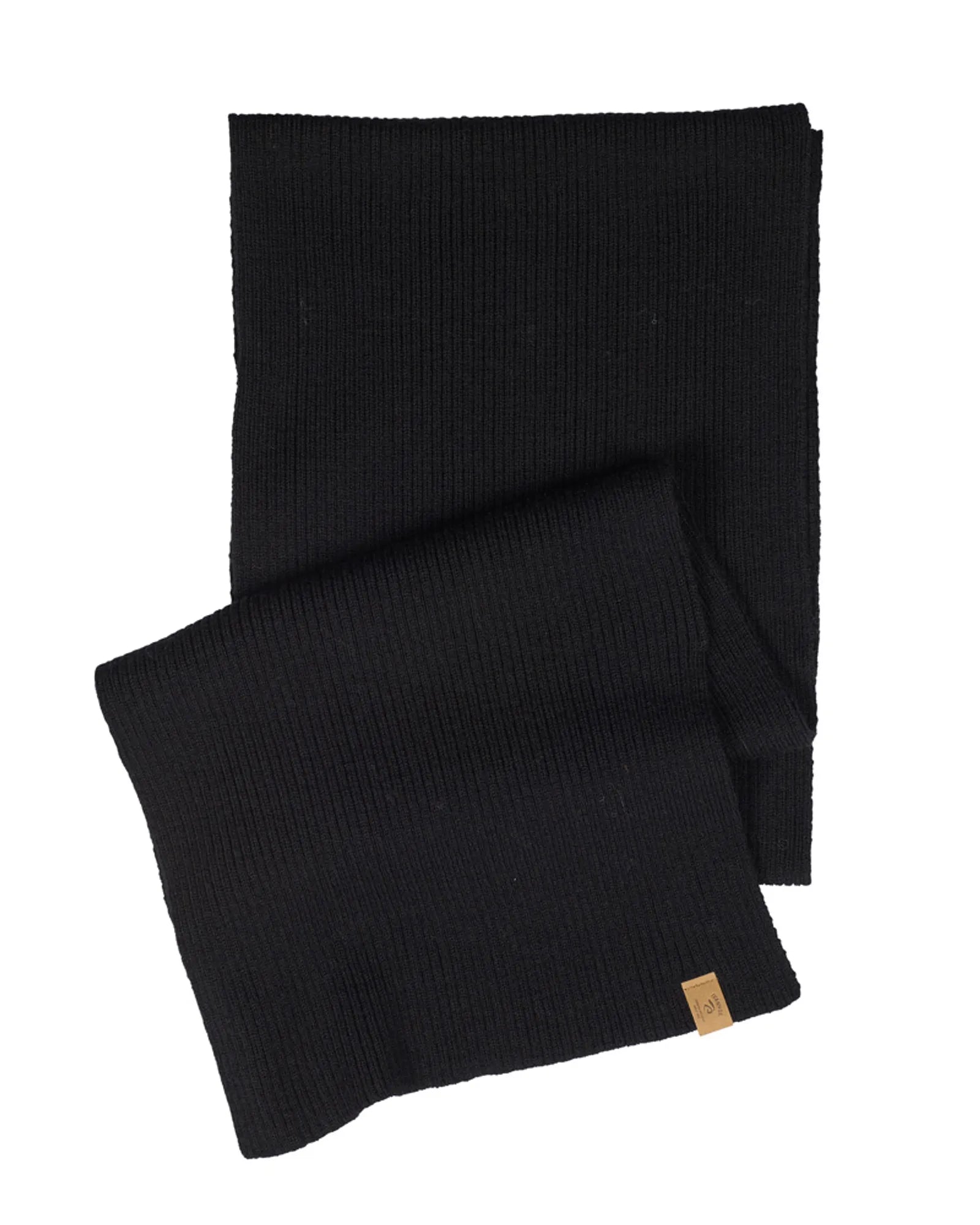 Ivanhoe Gelu Scarf Wollschal Black 23x190 cm Merino