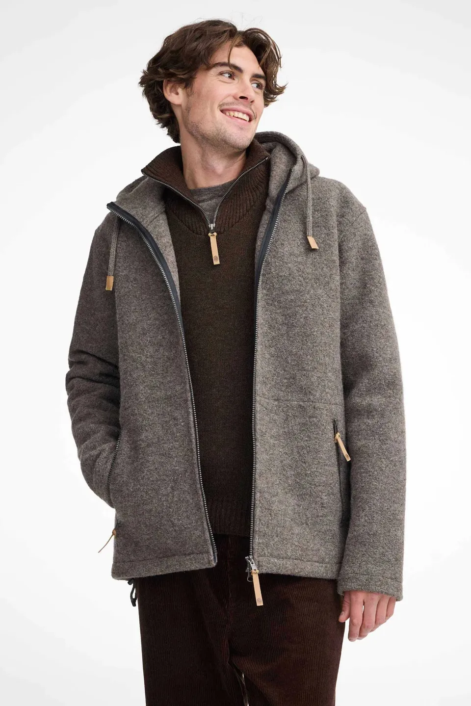 Ivanhoe GY Streten Wolljacke Nutmeg S 800g Herren