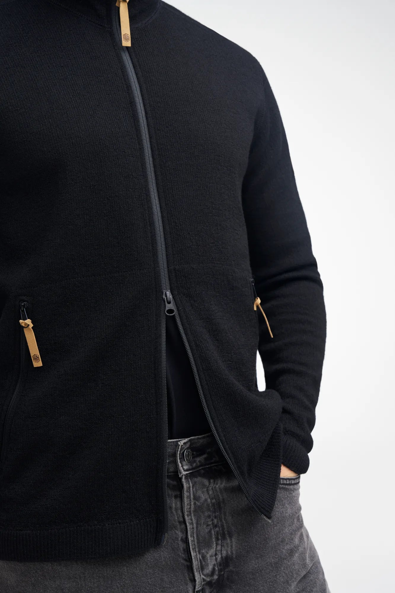 Ivanhoe Volmar Full Zip Wolljacke Light Navy M