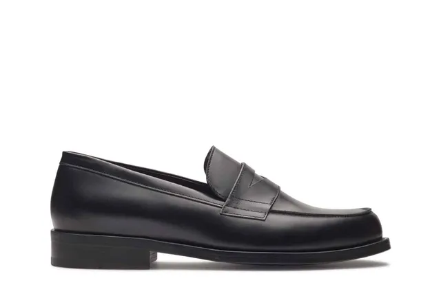 Paraboot Rivoli Cuir Loafer Schwarz Glattleder