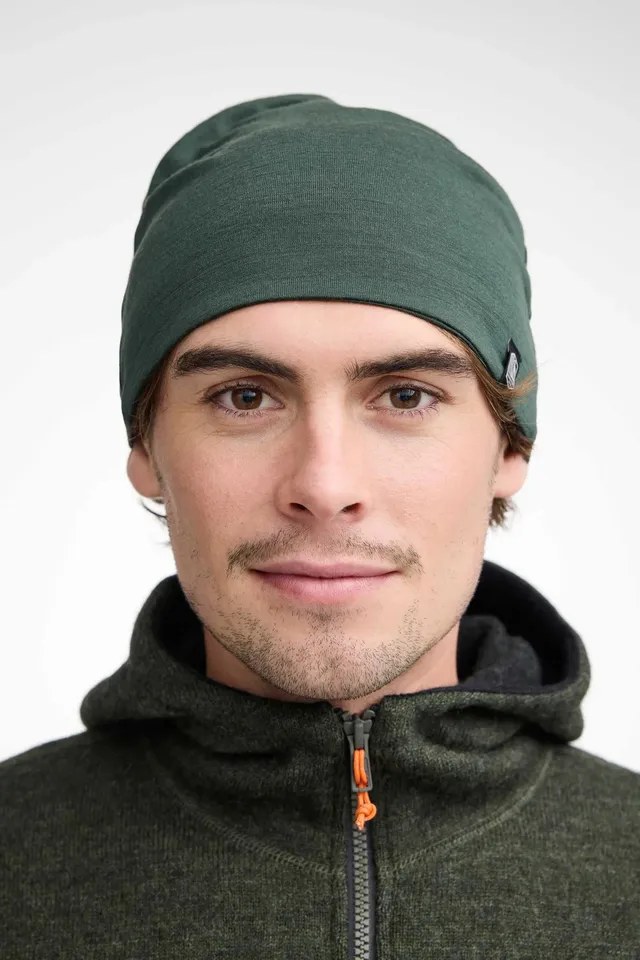 Ivanhoe Merino Mütze Rifle Green 100% Merinowolle