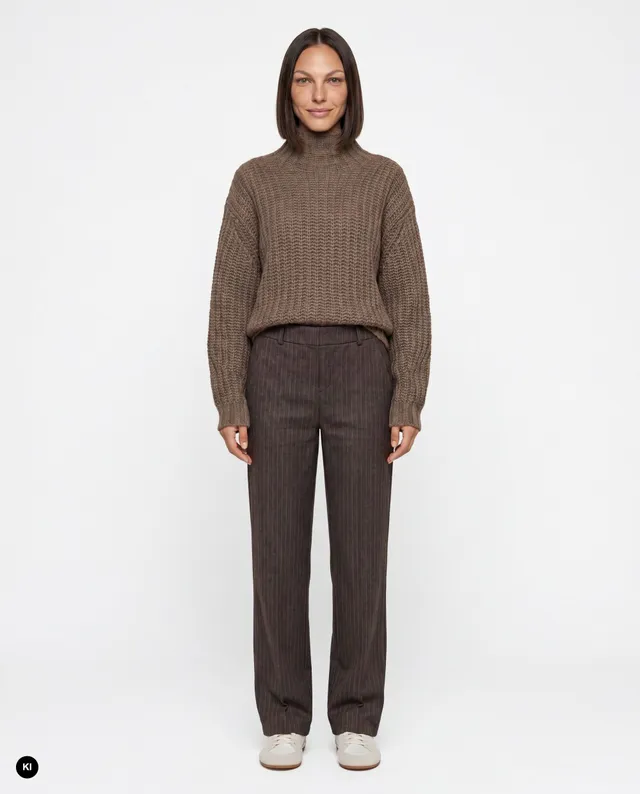 Stehmann Fenja Culotte americano Straight Fit Pinstripes