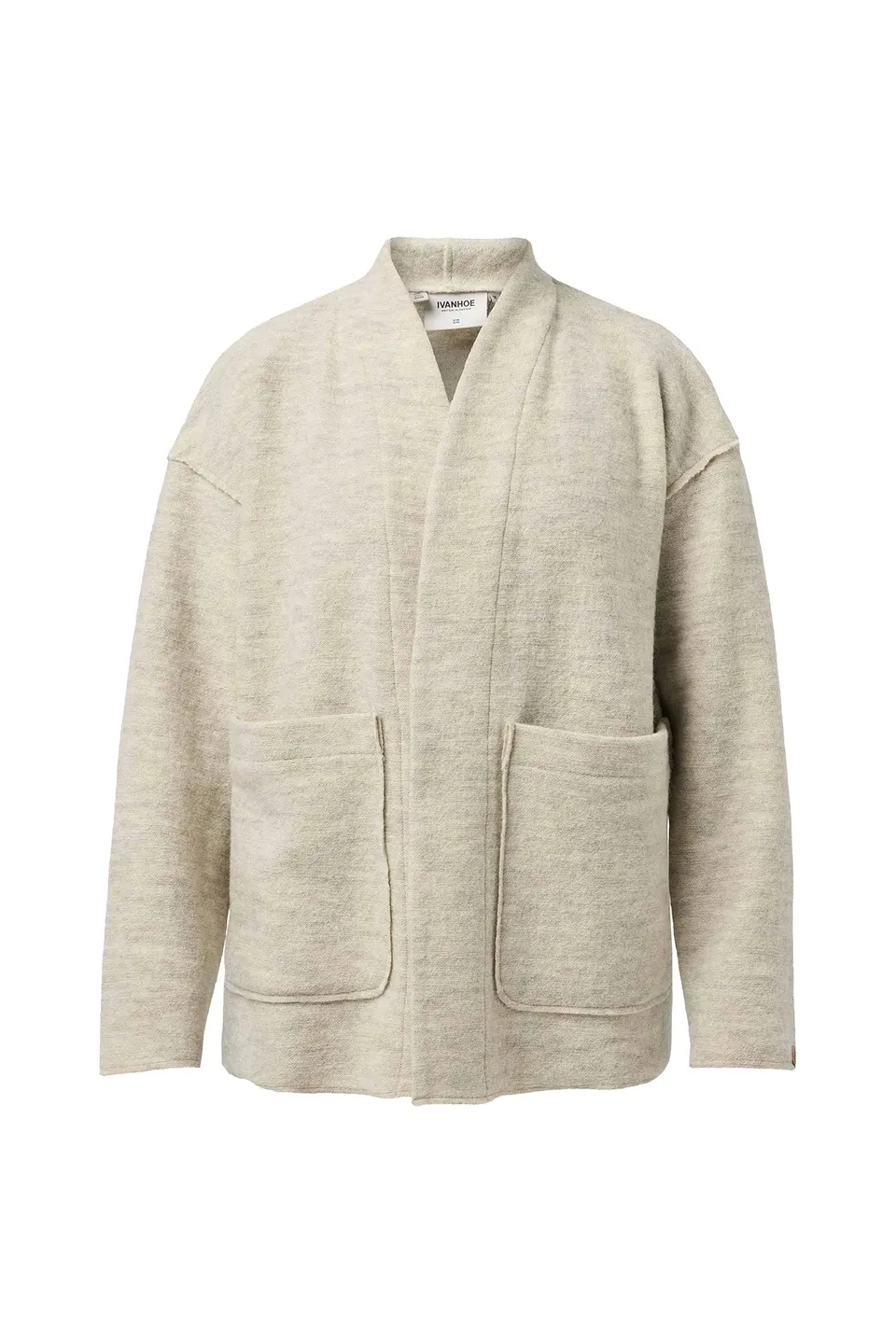 Ivanhoe Ammarp Strickjacke Damen Birch 100% Filzwolle