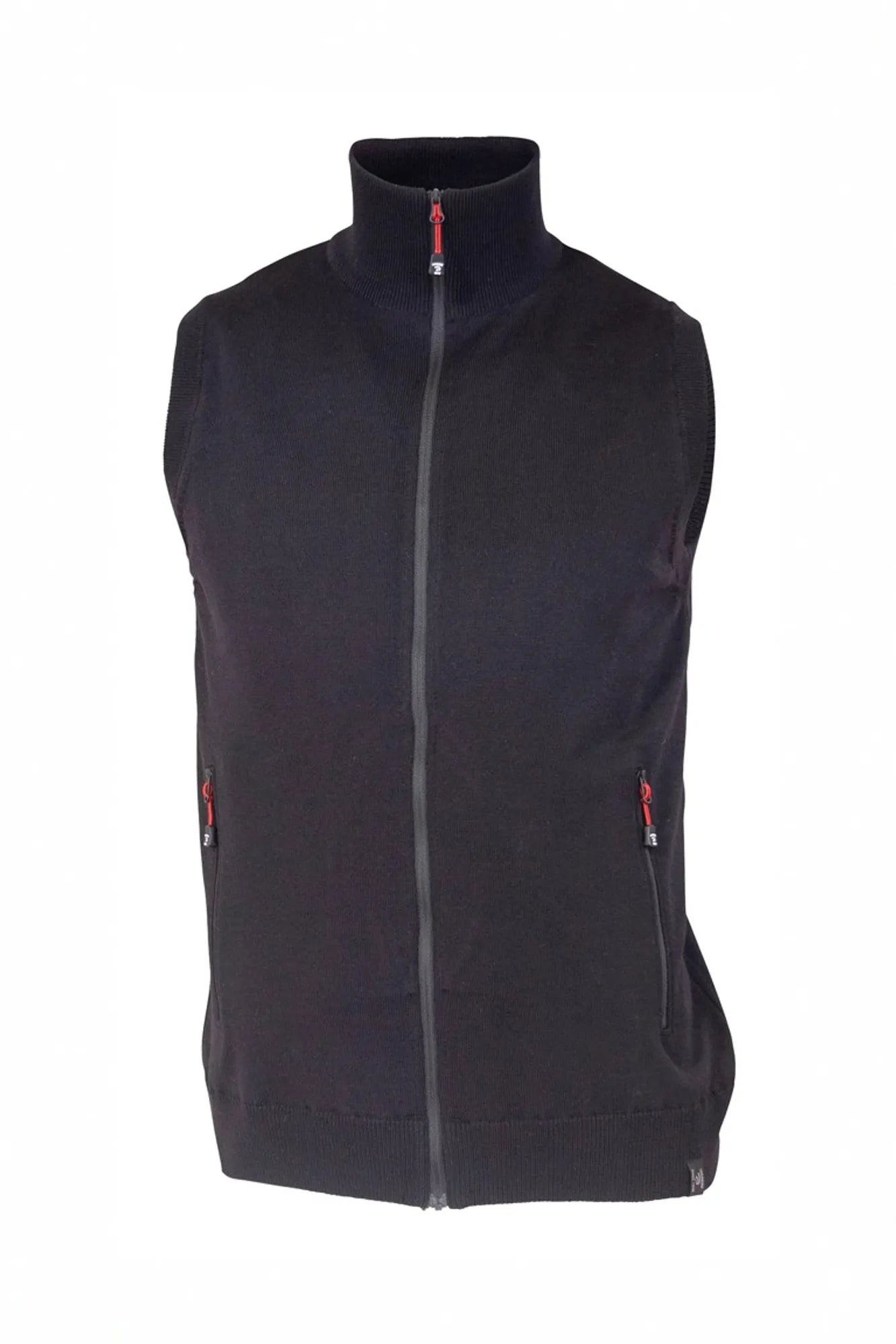 Ivanhoe York Vest Windbreaker Weste Schwarz Merino XS-XXXL