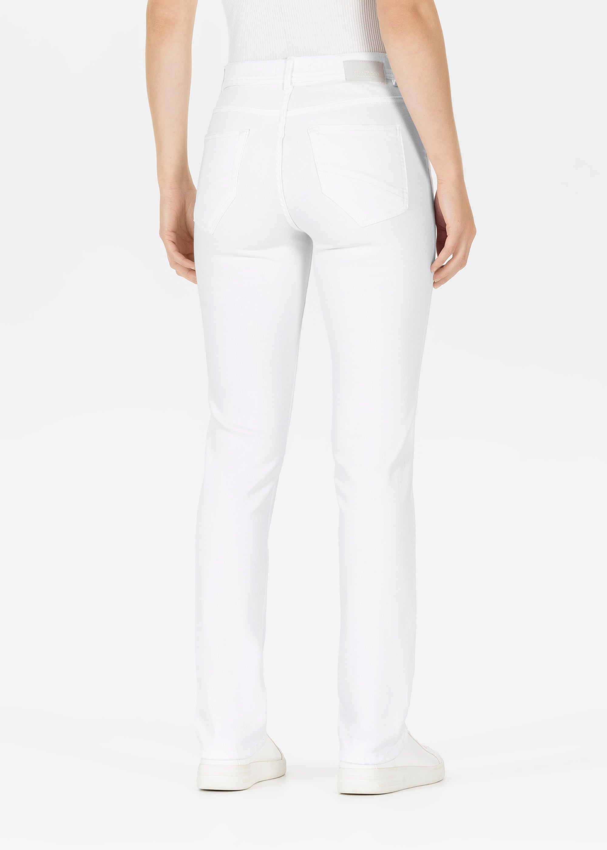 Stehmann Melli Jeans Power Stretch Colour Denim weiß