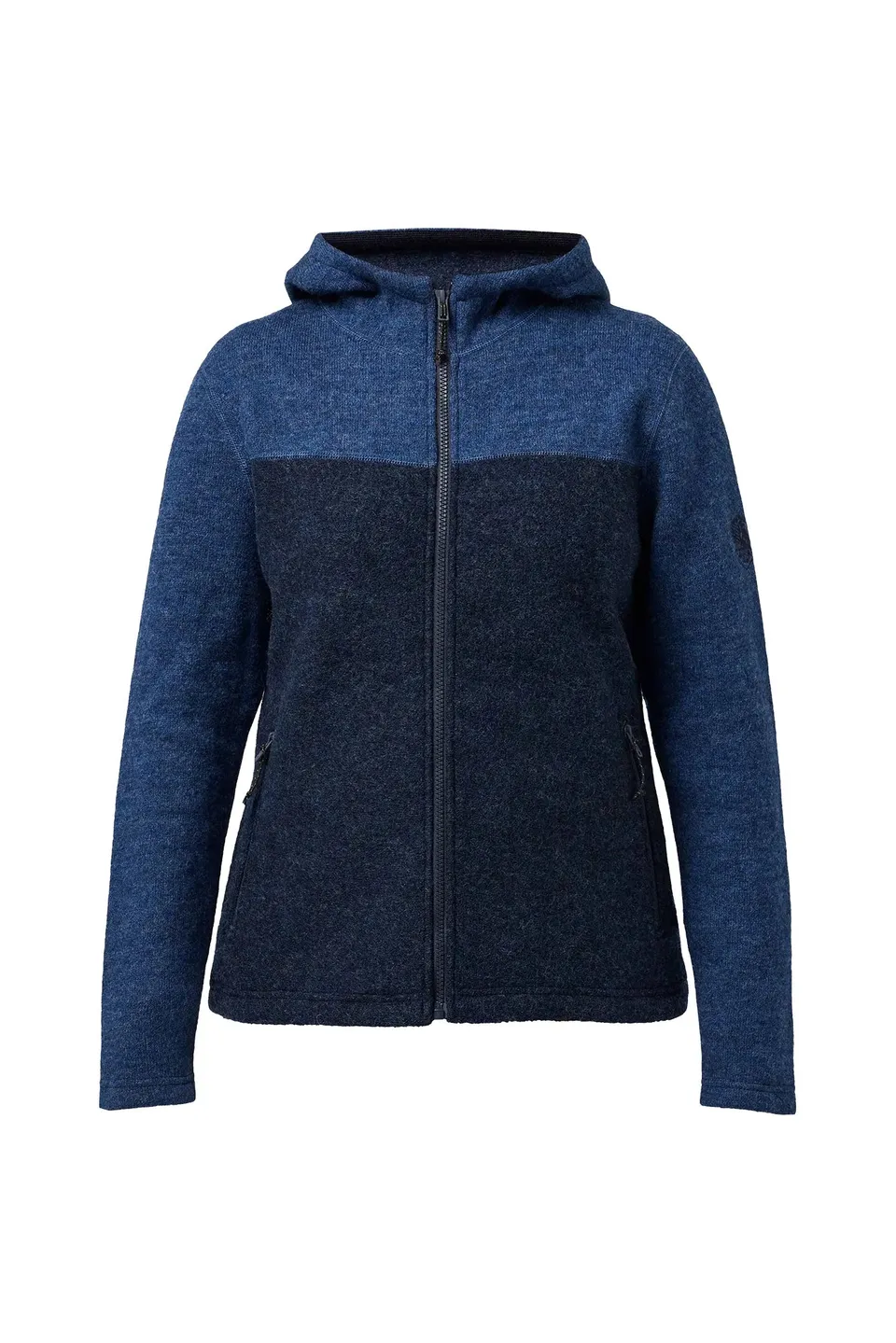 Ivanhoe Hilma Hood Woll-Hoodie Denim 450g/m²