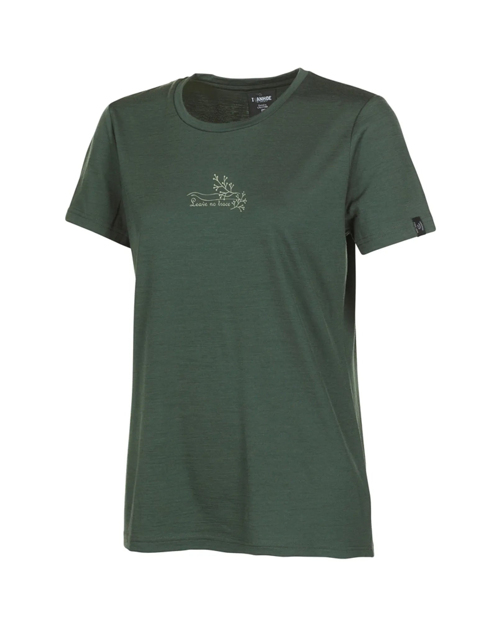 Ivanhoe Cilla Vine Merino T-Shirt Rifle Green 100% Wolle