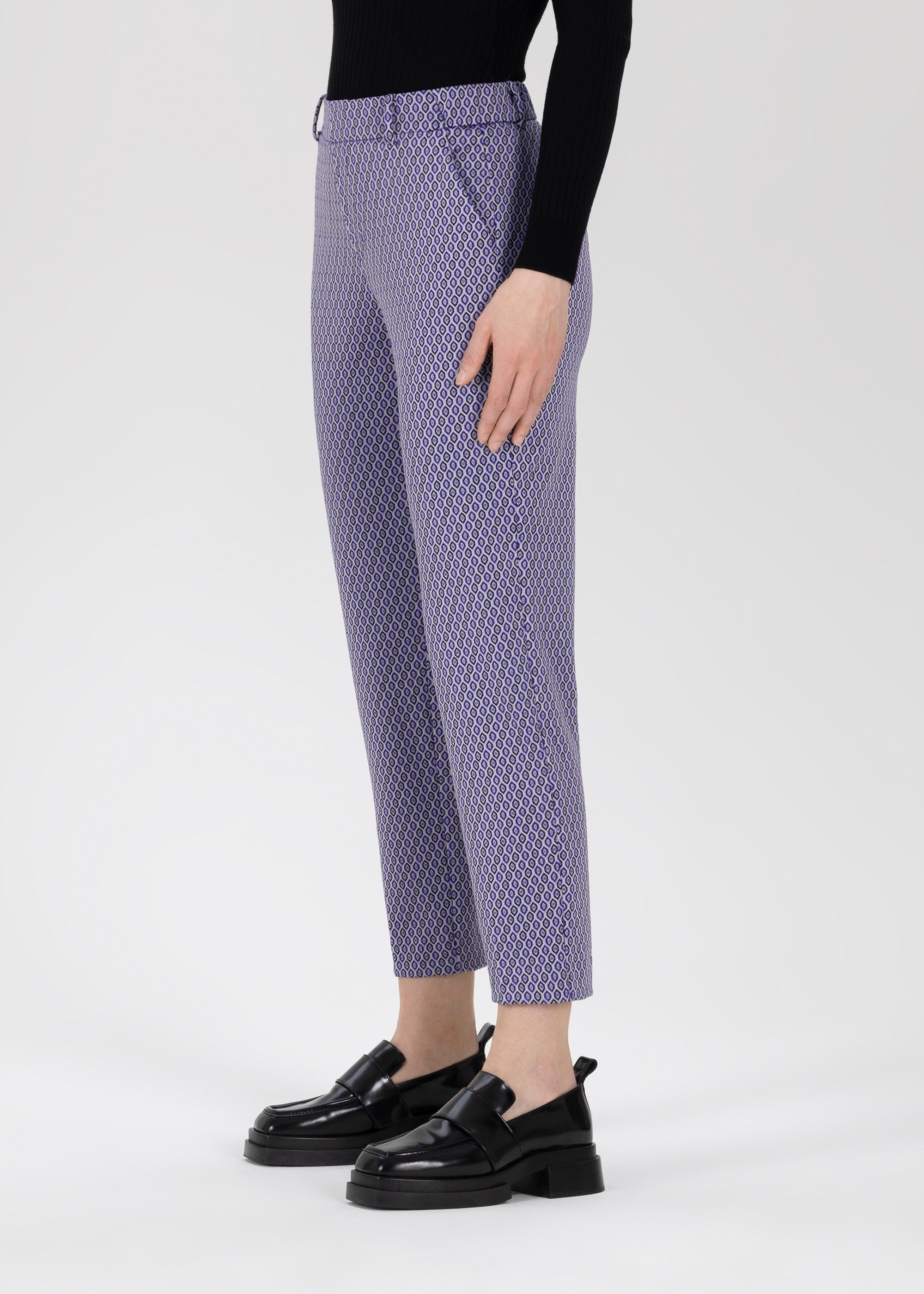 Stehmann Fluor 6/8-Chino Hose amaranth purple