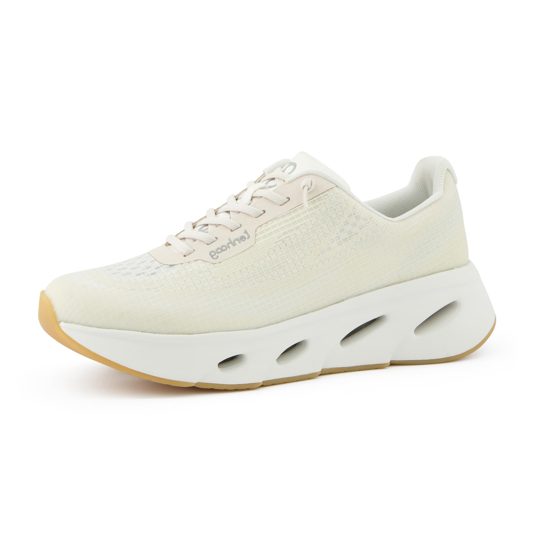 tenhaag everyhaag Damen Sneaker Beige Gr. 38 Textil Low-Top