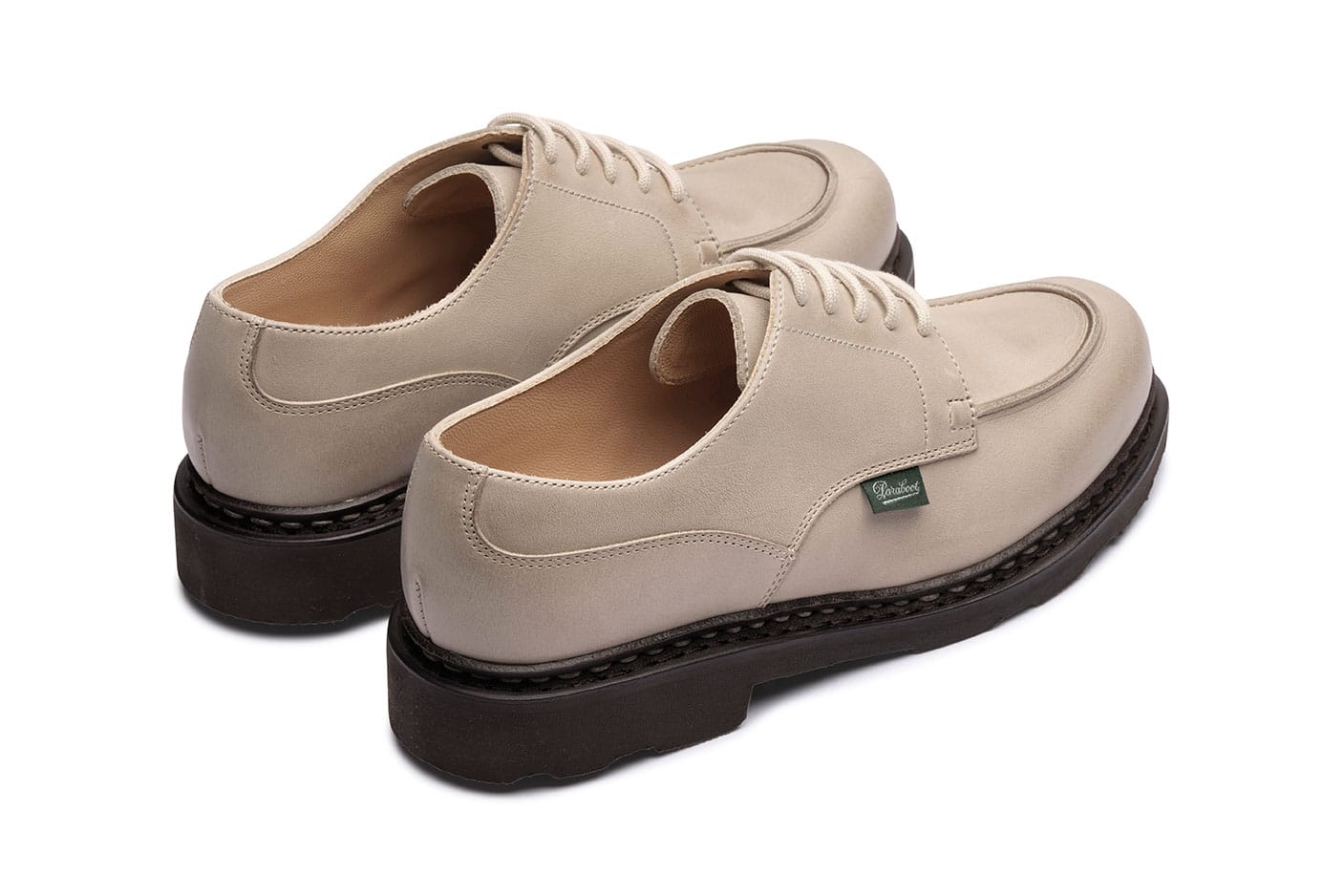 Paraboot Chambord Derby Griff Noire Neige Weiss