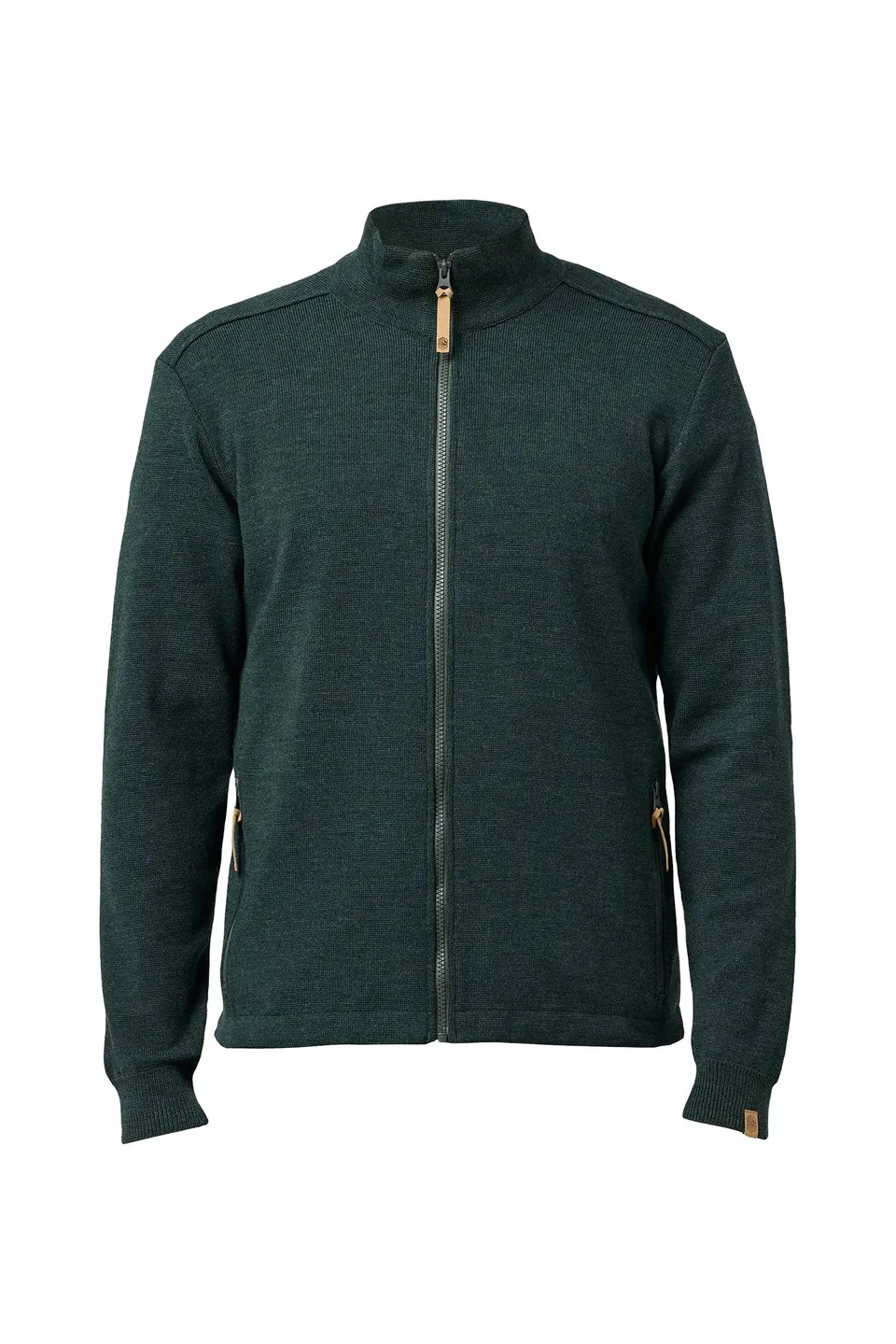 Ivanhoe Helmer Full Zip Merinopullover Rifle Green S 100% Merino