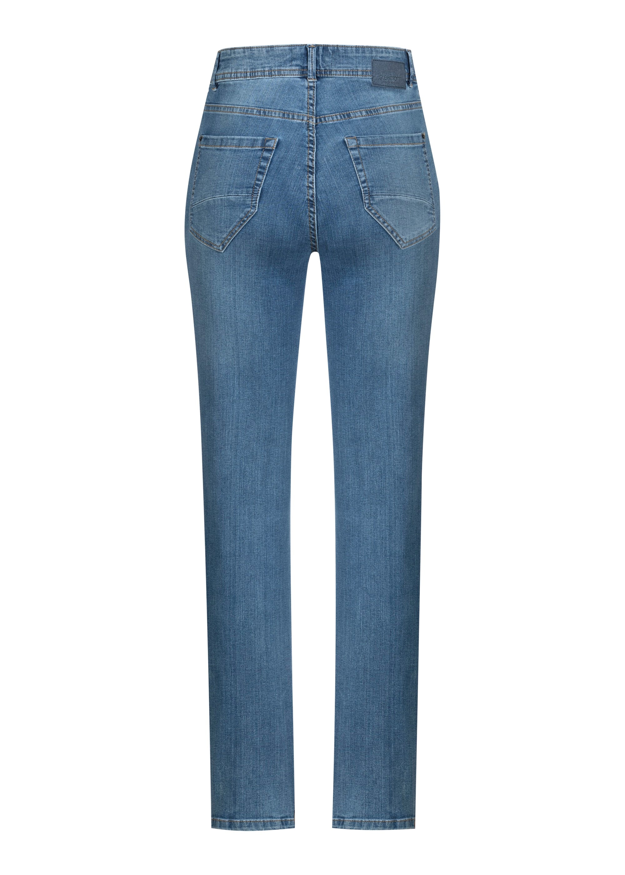 Stehmann Mellina 5-Pocket Jeans frozy cobalt Powerstretch