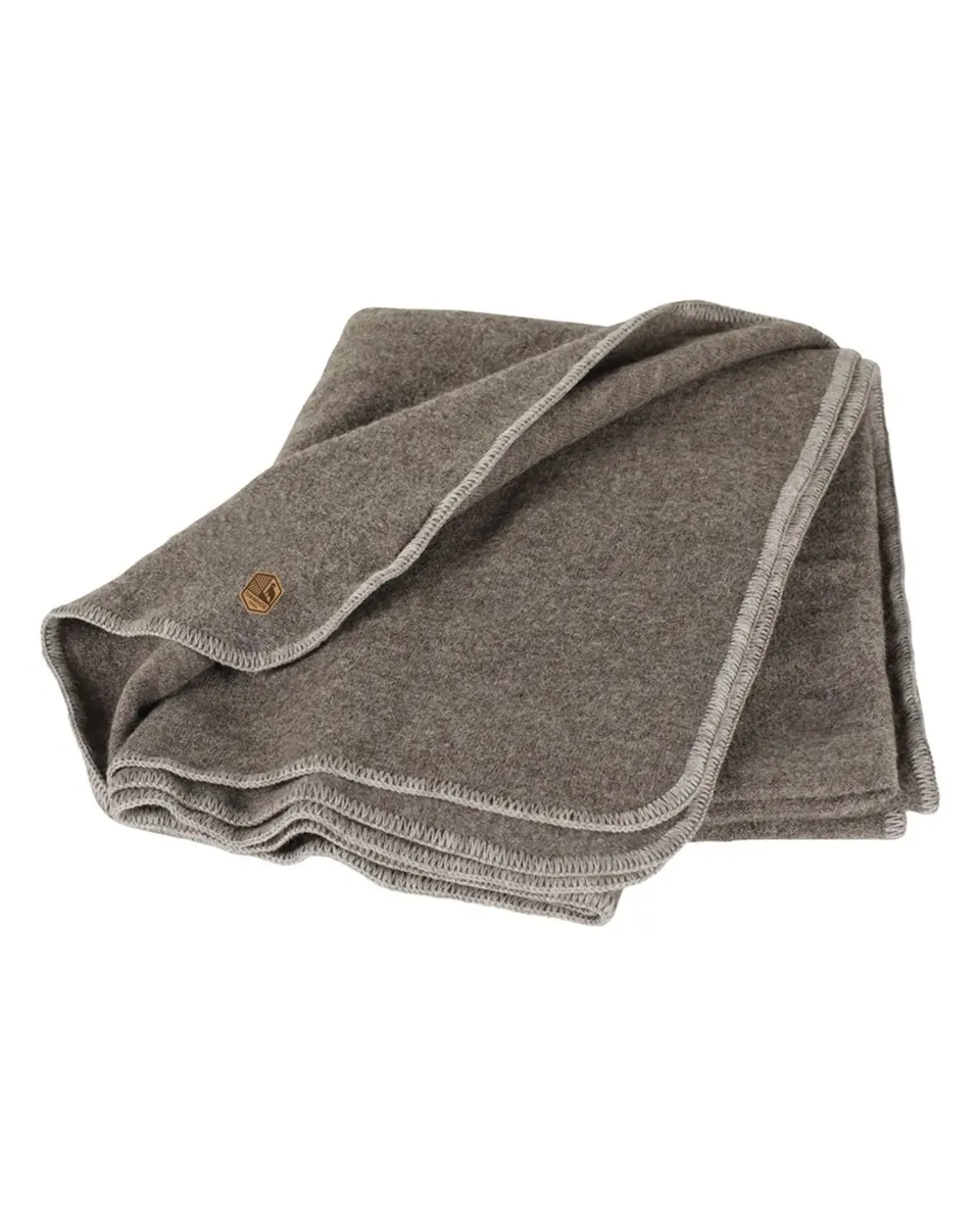 Ivanhoe NLS Blanket Solid Wolldecke Nutmeg 120x190