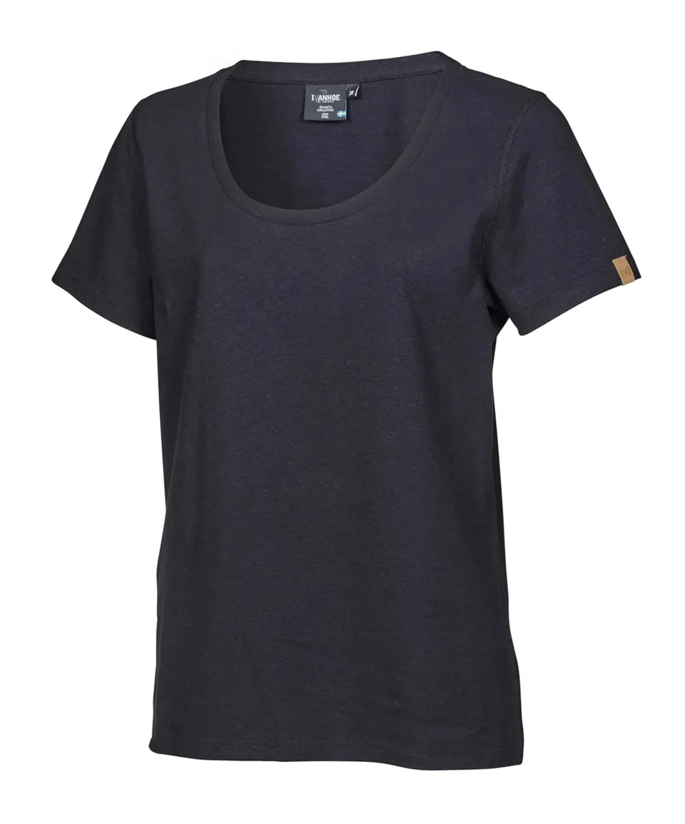 Ivanhoe GY Henny Hemp T-Shirt Black Bio-Baumwolle
