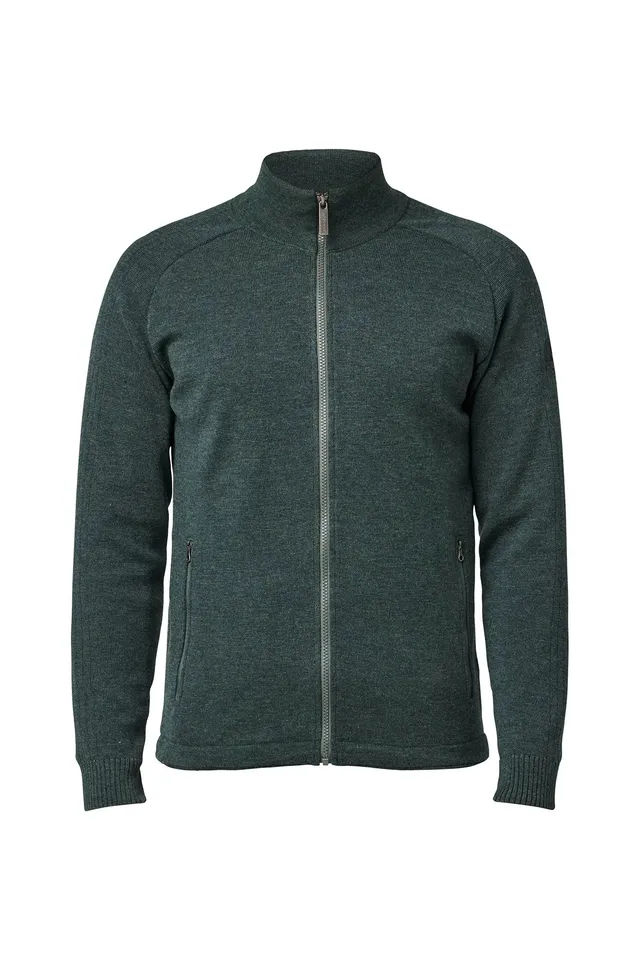 Ivanhoe Henry Full Zip Herren Windbreaker Rifle Green Merino