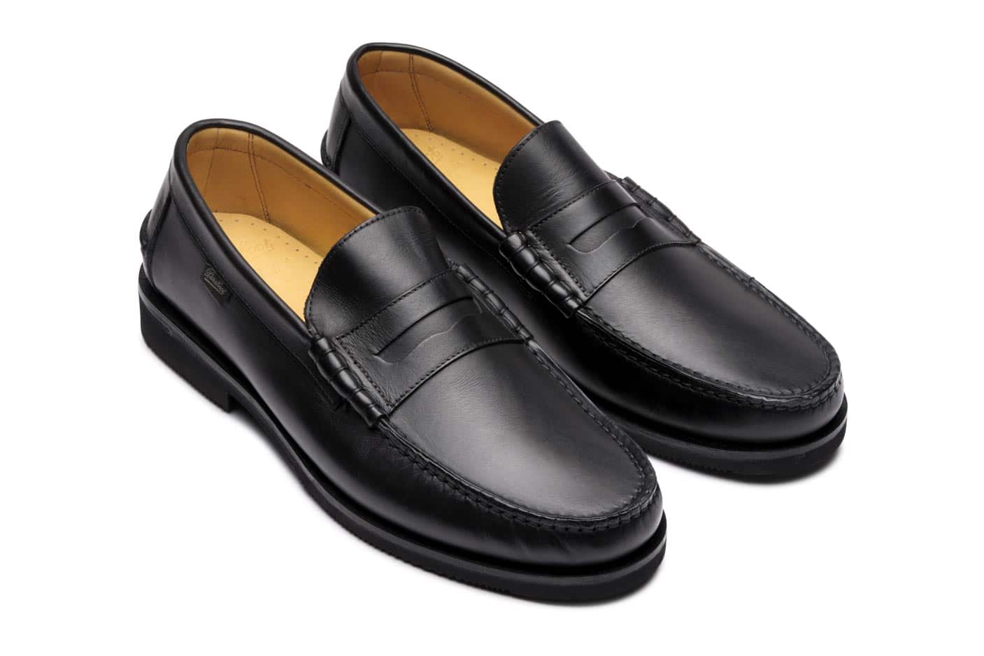 Paraboot Brighton Loafer schwarzes Glattleder Noir