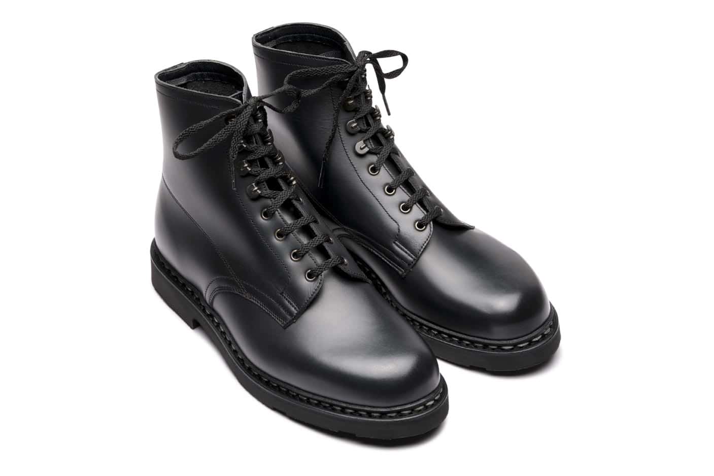 Paraboot Imbattable Chasse Stiefelette Schwarz Glattleder